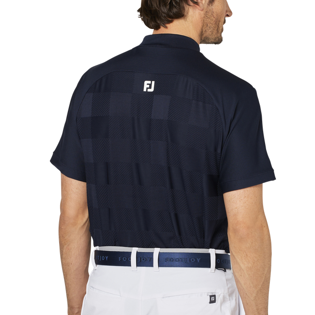 Short Sleeve Jacquard Mock Shirts